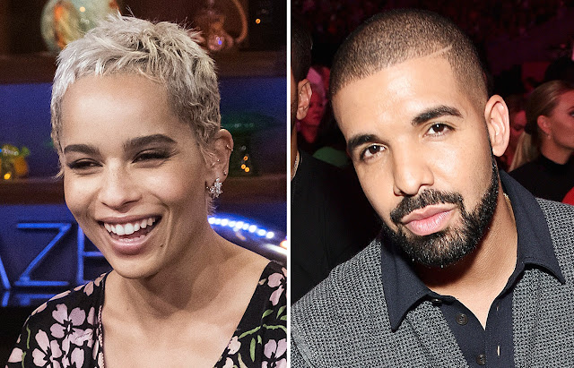 RUMORES APONTAM QUE DRAKE & ACTRIZ ZOË KRAVITZ ESTÃO EM ROMANCE [SAIBA MAIS] 