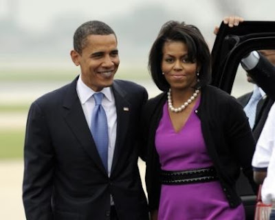 Michelle Obama y Barack Obama