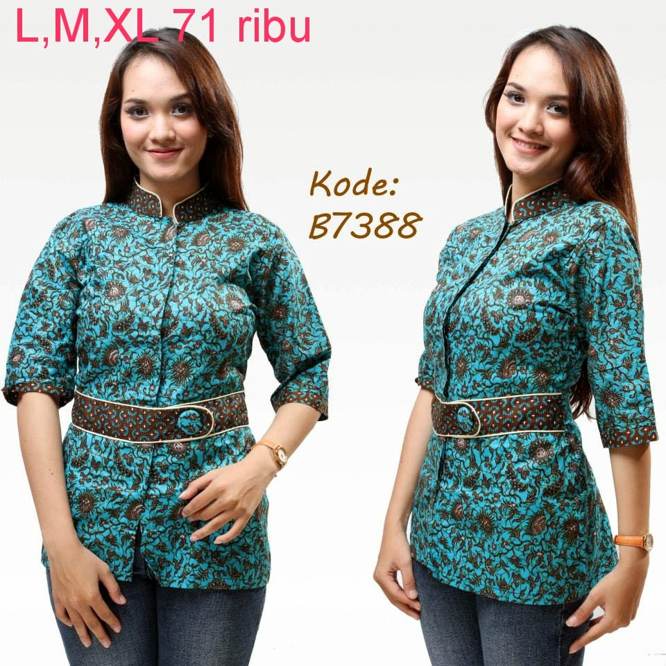 Model Baju  Batik  Kantor  Model Baju  Batik 