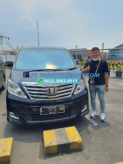 Kirim mobil Toyota Alphard dari Surabaya tujuan ke Banjarmasin dengan kapal roro estimasi pengiriman satu hari.