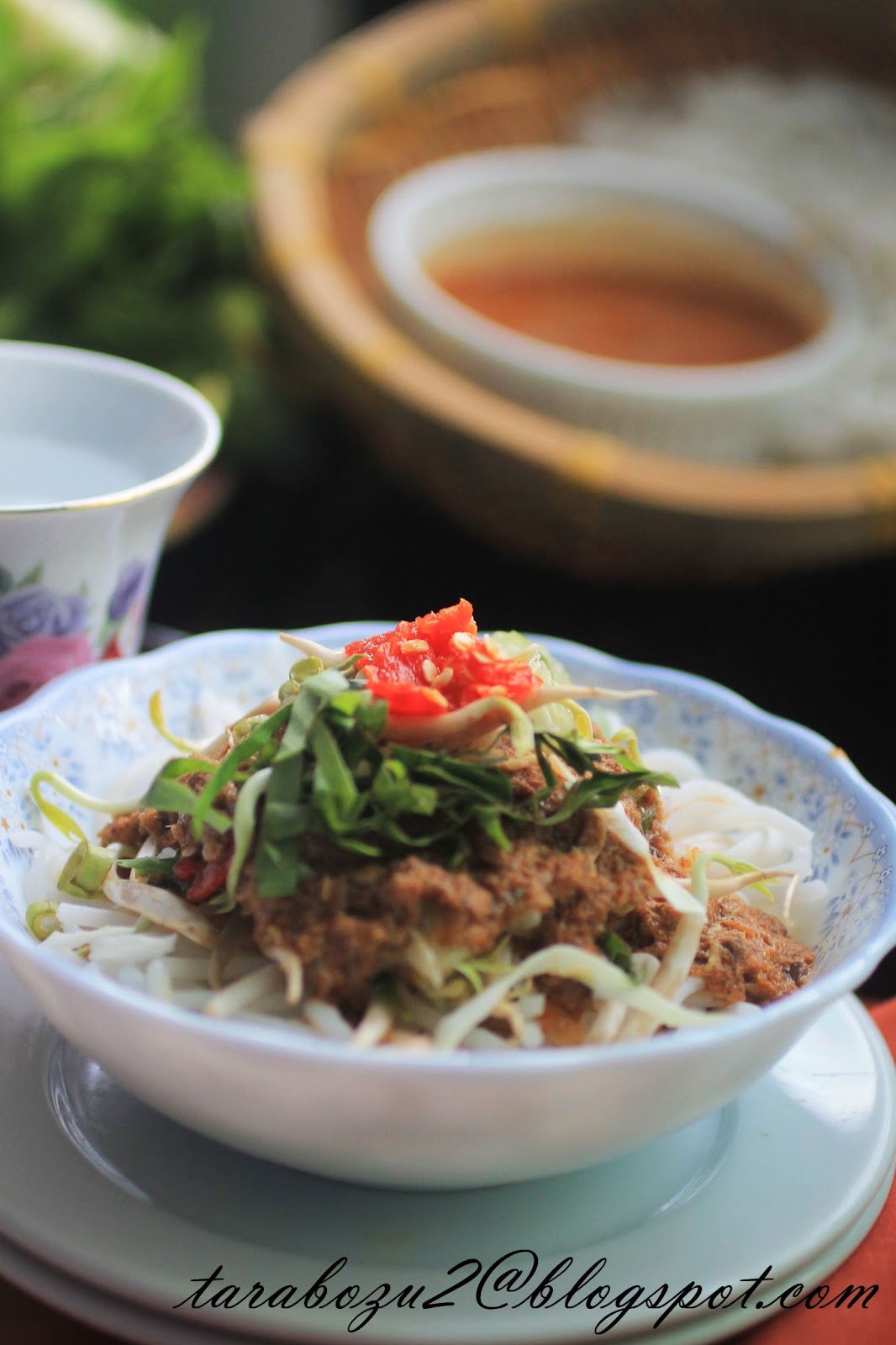 LAKSA TERENGGANU KUAH MERAH versi 2  AIR TANGAN ZUHAIDA