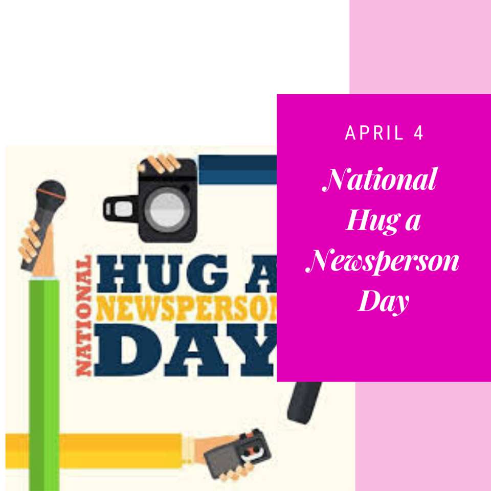 National Hug a Newsperson Day Wishes Unique Image