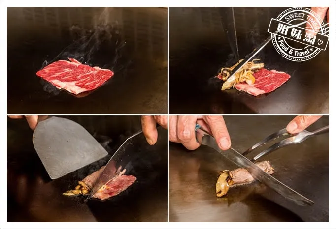 家蒂諾鐵板燒溫莎花園美國prime牛肉卷