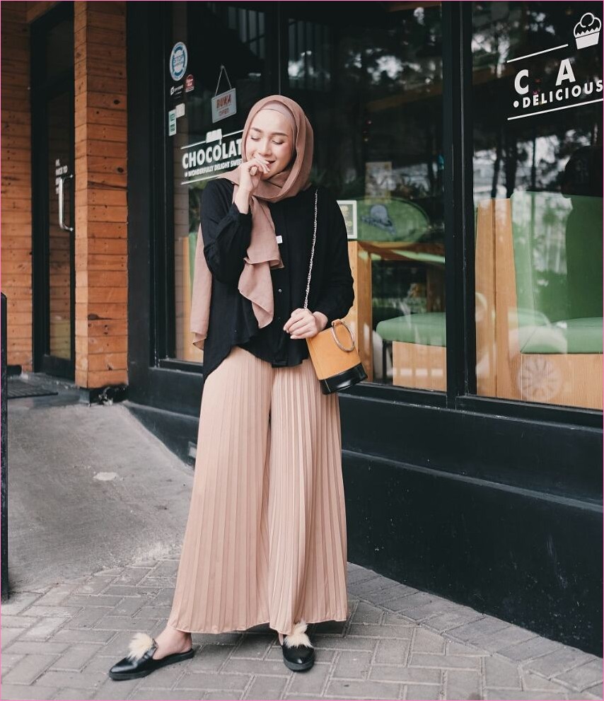 Outfit Baju  Hijab  Casual Untuk Perempuan Gemuk  Ala 