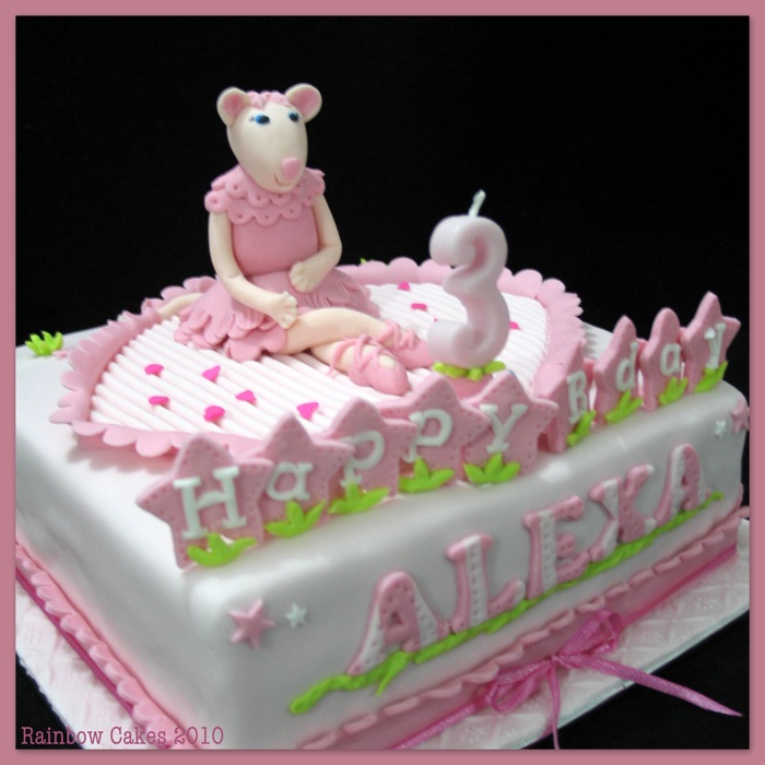 Labels Angelina Balerina Birthday Cake