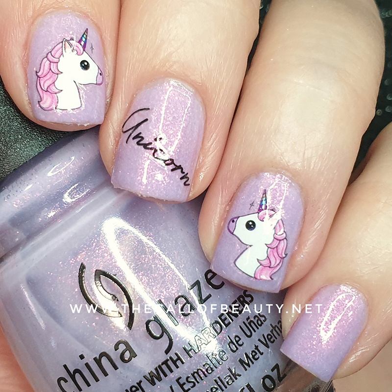Cute Unicorn Nail Art Decal Sticker - Nailodia