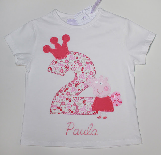 camiseta de cumpleaños peppa pig