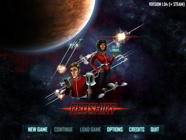 Redshirt title screen