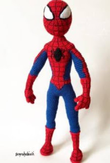 PATRON GRATIS SPIDERMAN AMIGURUMI 38057