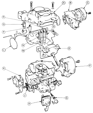 Ford carburettor Weber 2V dismantling and reassembly