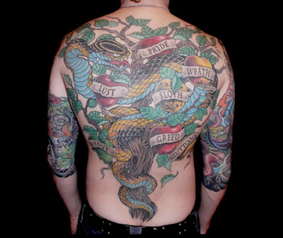 Amazing Colorful Backpiece