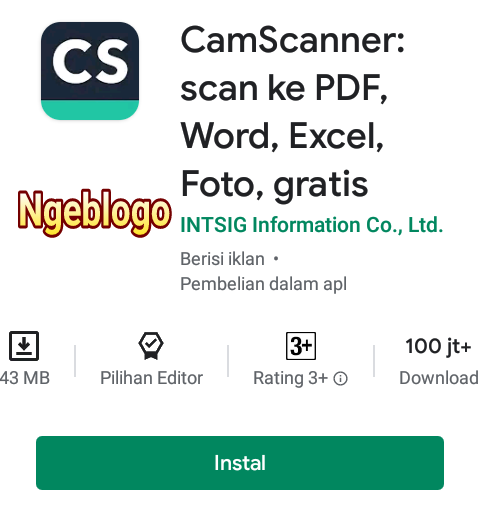 Aplikasi CamScanner