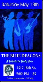 Blue Deacons  - OtR Flyer for 051813