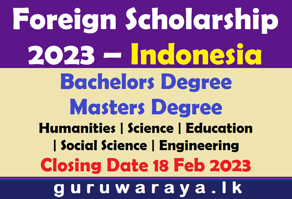 Indonesian Scholarships 2023 ( Bachelor's/Masters)
