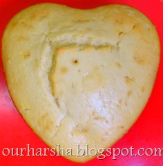 Heart shaped Sponge cake (4)