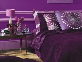 color morado en interiores