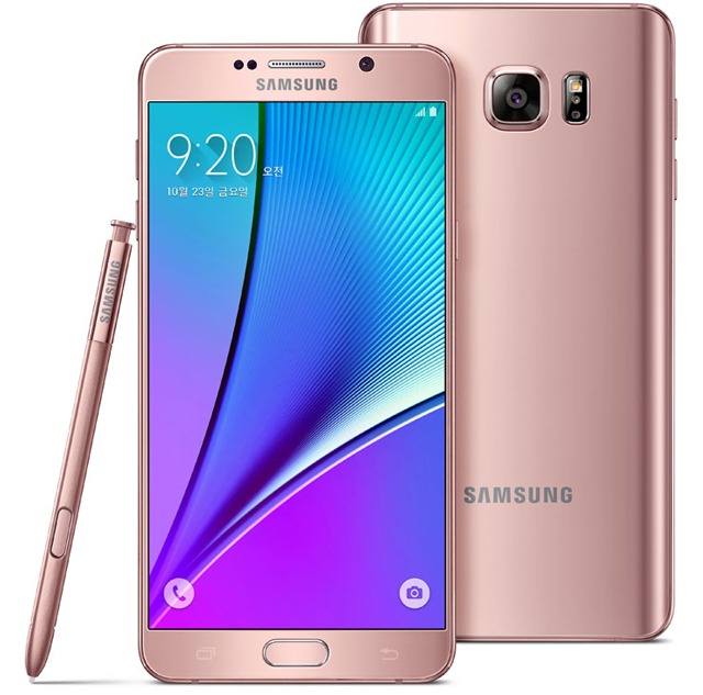 Samsung kini tawarkan Galaxy Note 5 dalam warna emas pink