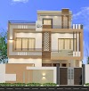 House elevation design for 45 feet front.