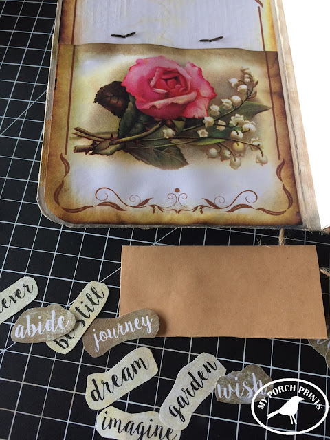 French Rose Junk Journal Tutorial-Part 3: Embellishing 