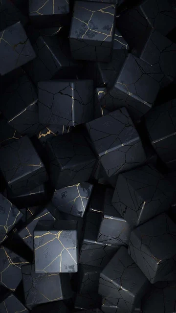 3D Cubes iPhone Wallpaper