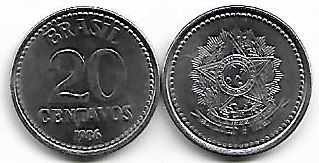 Moeda de 20 centavos, 1986