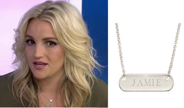  Jamie Lynn Spears - Stella & Dot Engravable Necklace