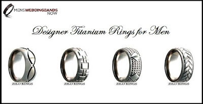 Designer Titanium Rings for Men