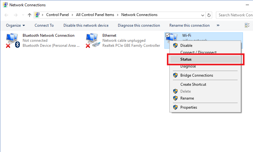 mengetahui password wifi di windows 10