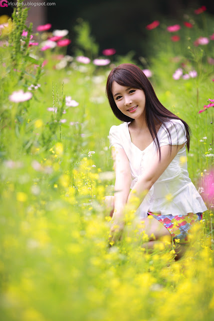 2 Kim Ji Min - Smile Like a Flowers-very cute asian girl-girlcute4u.blogspot.com