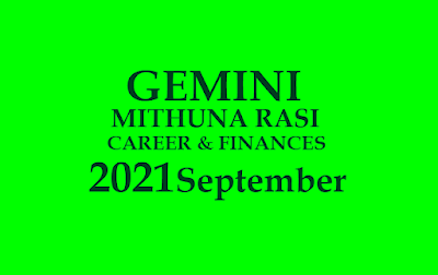 2021 September Gemini Career Horoscope