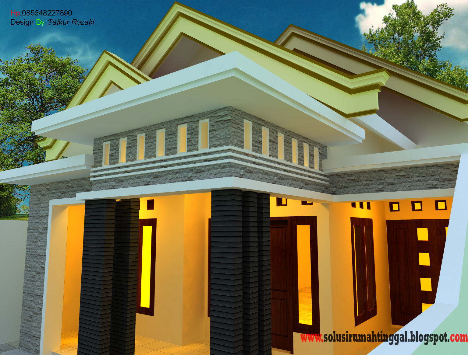 Model Teras Rumah Klasik Modern Homkonsep