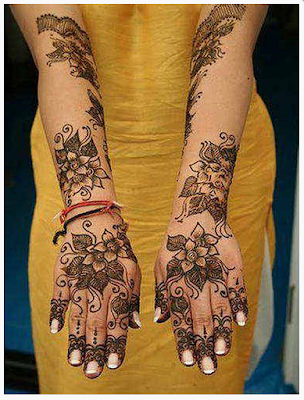 henna motif simple