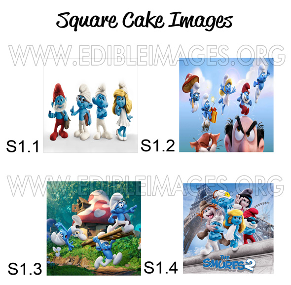 Edible Image The Smurfs