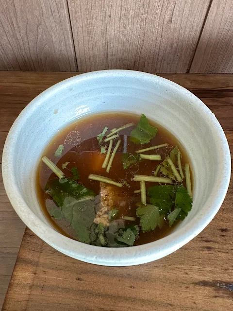 限定 冷やし伊吹いりこ味玉つけ麺（つけ汁）