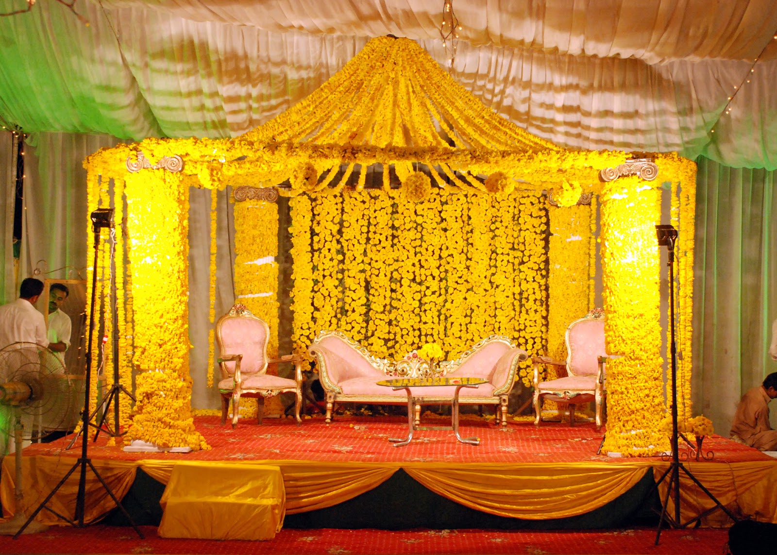 Mehndi stage decoration  Company in Islamabad ABS Events 