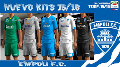 PES 2016 Empoli FC 2015/16 Kits by KP