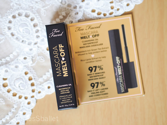 Too Faced Mascara Melt Off Cleansing Oil Waterproof Mascara Dissolver