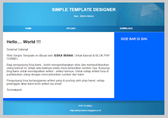 Tutorial Web Designer