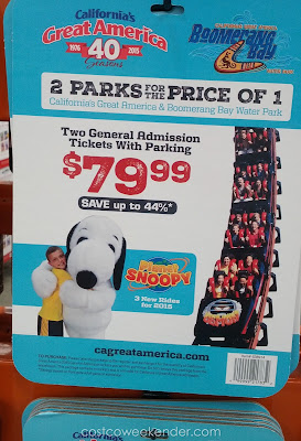 Save money when you buy Great America tickets at Costco