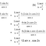 Contoh Soal Limit Fungsi Trigonometri