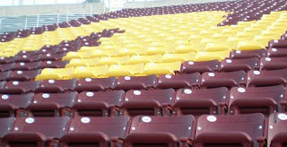 empty seats at TCF Bank Stadium