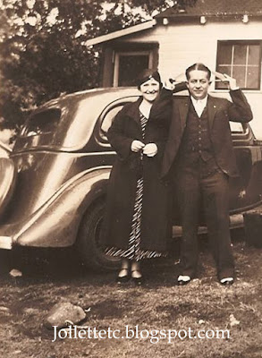 Violetta Davis and Dick Ryan before 1941 https://jollettetc.blogspot.com