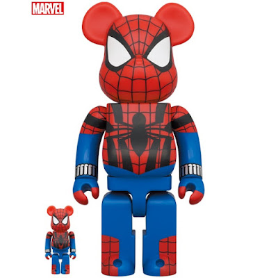 Spider-Man Ben Reilly Edition Be@rbrick Vinyl Figures by Medicom Toy x Marvel Comics