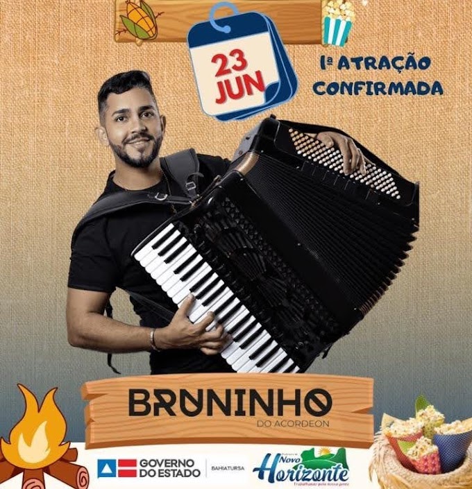 Bruninho do Acordeom no Arraiá do Gerônimo