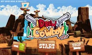 Screenshots of the Draw Cowboy for Android tablet, phone.