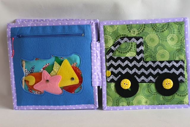 Dollhouse for Madelyn, fabric quiet book by TomToy