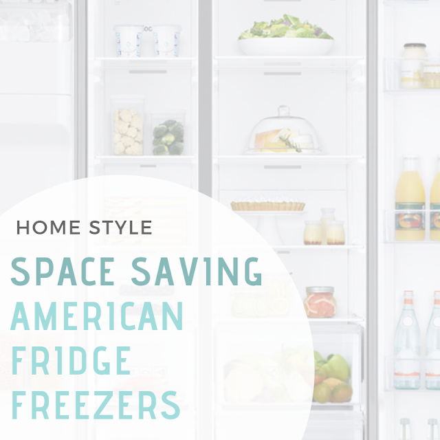 shallow depth or narrow width american style fridge freezers uk