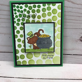 Lucky you're my friend by Vicki features Newton's Pot of Gold by Newton's Nook Design; #newtonsnook