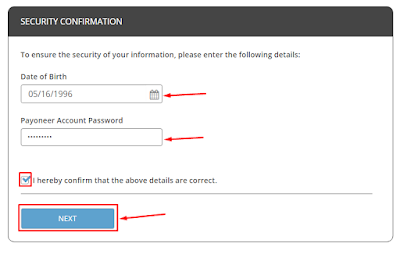Security Confirmation 