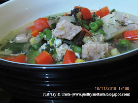 Just Try & Taste: Resep Sup Ayam dan Sayuran Kaya Rempah
